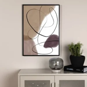 Poster Swirl aus hochwertigem Papier