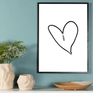 Poster Einfach Liebe aus hochwertigem Papier