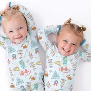 250 Years Of Freedom Bamboo Two Piece Long Sleeve Pajama Set