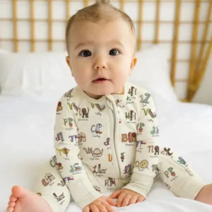Texas Alphabet Bamboo Convertible Zippy