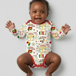 Happy Juneteenth Bamboo Bodysuit