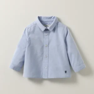 Babyhemd aus Oxford-Stoff – Bio-Baumwolle