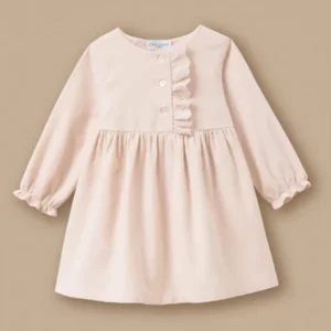 Kleid aus Cord und Stickerei, Baby