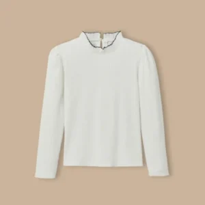 Mädchen-Unterziehpullover – Bio-Baumwolle