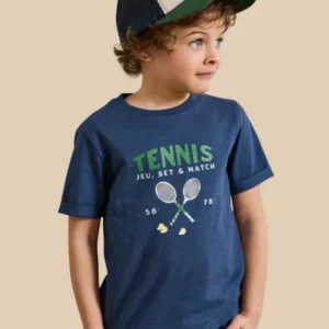 Jungen T-Shirt mit Druckmotiv – Bio-Baumwolle