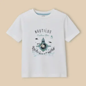 Kinder T-Shirt aus der Jules Verne Kollektion – Bio-Baumwolle