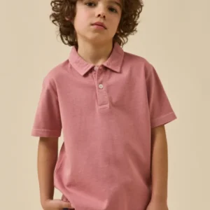 Jungen-Poloshirt – Bio-Baumwolle