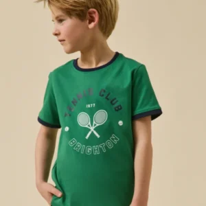 Jungen T-Shirt mit Druckmotiv – Bio-Baumwolle