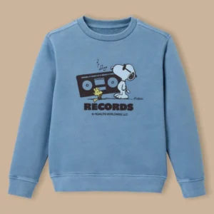 Kinder-Sweatshirt Cyrillus X PEANUTS™ – Kollektion « Snoopy »