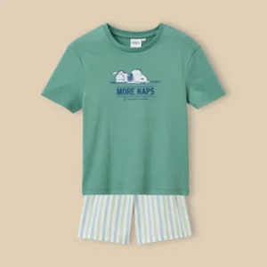 Kinder Kurz-Pyjama Cyrillus x PEANUTS(TM) – Snoopy Kollektion
