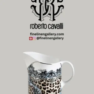 Roberto Cavalli Home Creamer PALAZZO PITTI diam. 3.5", H 3.3" - Palais Royal Linen Gallery