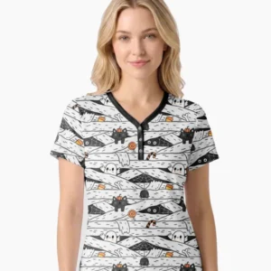 Little Mummy Crew Bamboo Women Short Sleeve Short Pajama Set