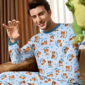 Born To Play Baseball Bamboo Men's Pajama Set
