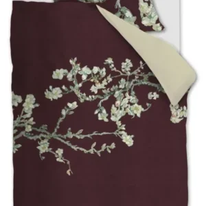 Beddinghouse x Van Gogh Museum Blossom Bettwäsche - Dunkelrot