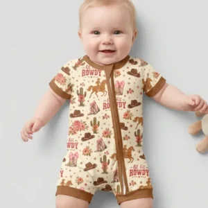 Coquette Cowgirl Lil Bit Rowdy Shorty Zippy