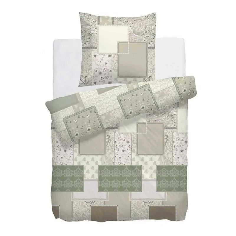 HnL Baumwolle Bettwäsche Finch #farbe_135x200-cm-+-80x80-cm
