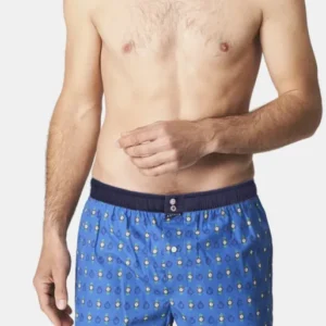 Caleçon avec suspensoir Homme Le Club n°1116 Bleu 1