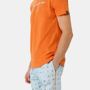 Pyjashort Homme Camping Céladon 1