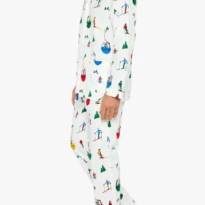 Pyjama boutonné Enfant Mont Pyjama Blanc 1