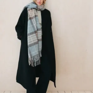 Lambswool Blanket Scarf in Mackellar Tartan - TBCo