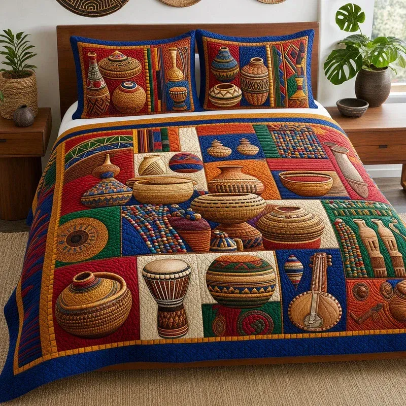 Artisan Bazaar Bamboo Quilt Bedding Set