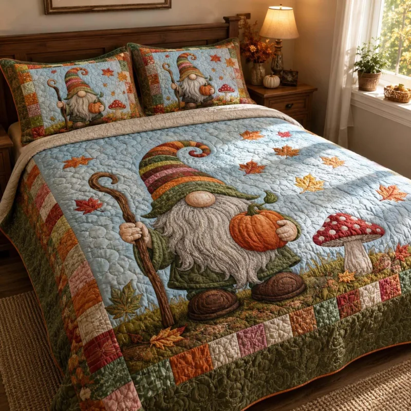 Autumn Serene Escape Bamboo Quilt Bedding Set