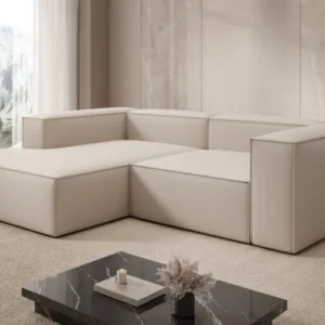 Designer Ecksofa Lesley Mini in Stoff