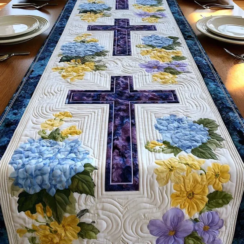 Blessed Hope Quilt Table Runner