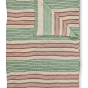 Pip Studio Bonsoir Combistripe Wohndecken - Grün