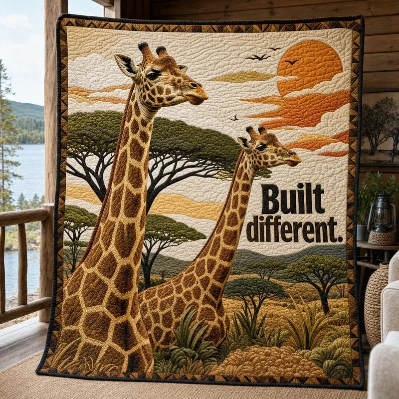 Built Different Bamboo Quilt Blanket