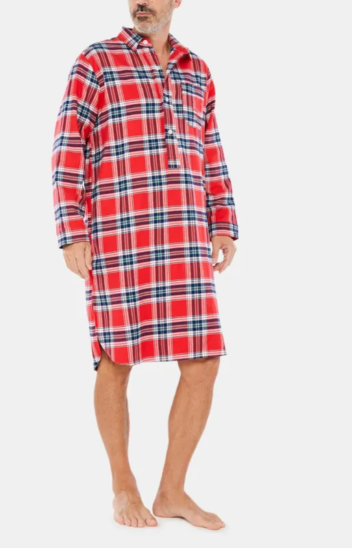 Chemise Grand-Père Logan Rouge 1