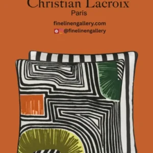 En Allant Aux Baux Cypres Decorative Pillow - Palais Royal Linen Gallery