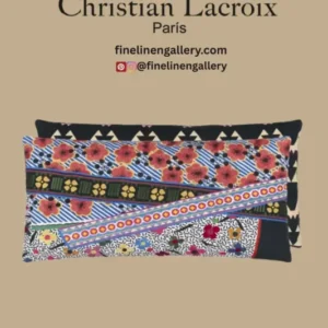Reine D'arles Multicolore Decorative Pillow - Palais Royal Linen Gallery