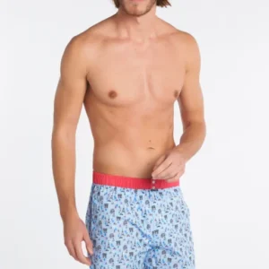 Caleçon avec suspensoir Homme Le Club n°902 Bleu 1