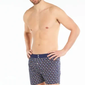 Caleçon avec suspensoir Homme Le Club n°932 Marine 1