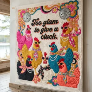 Chic Cluck Bamboo Quilt Blanket