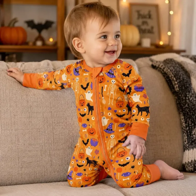 Classic Halloween Icons Bamboo Convertible Zippy