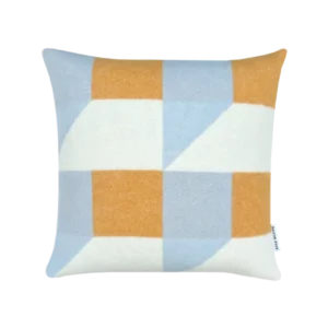 Cubics Cushion Cover Blue Honey