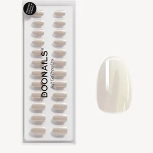 Toffee Short Round Soft Gel Press Ons