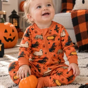 Dachshund Spooky Halloween Parade Bamboo Convertible Zippy