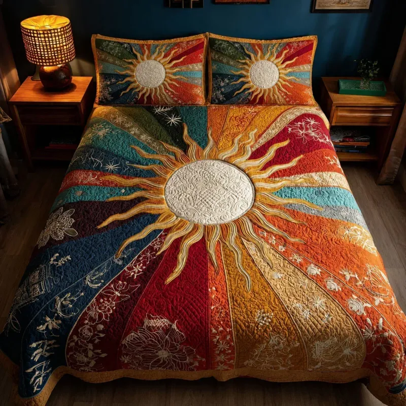 Daylight Bloom Bamboo Quilt Bedding Set