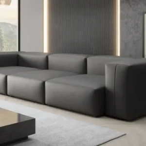Designer 3 Sitzer Sofa Snug in Echtleder