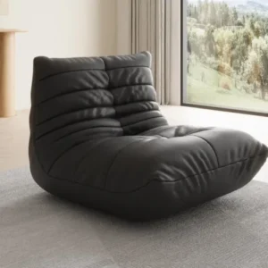 Designer Sofa-Sessel Calmo in Echtleder
