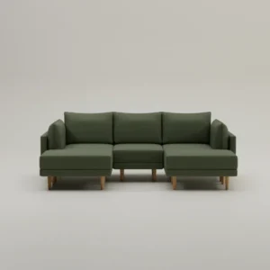Modulares Sofa Donna U-Form mit Schlaffunktion