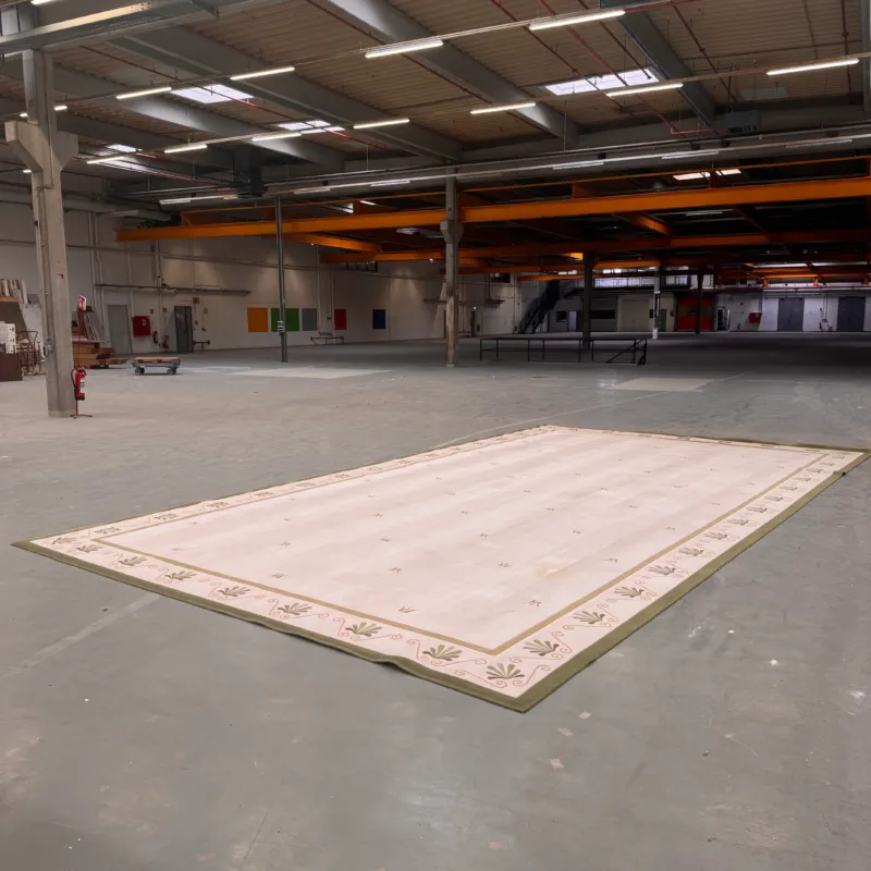Luxus Mewes Teppich 840x160 Wolle Handgeknüpft Klassizismus 19000€ NP