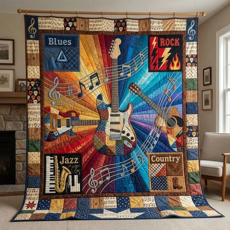 Four Genres Jam Bamboo Quilt Blanket