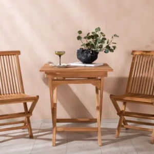 Garten Cafegruppe Wavaro – 3 teiliges Set aus Teakholz
