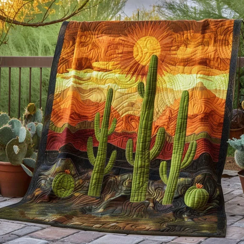 Golden Vista Bamboo Quilt Blanket