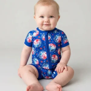 USA Disco Balls Bamboo Shorty Zippy
