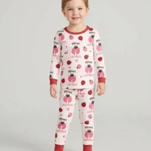 Mimi Ladybug Bamboo Two Piece Long Sleeve Pajama Set